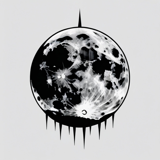 Blood Moon Rising Tattoo idea
