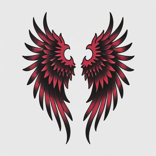 Crimson Wings Tattoo idea
