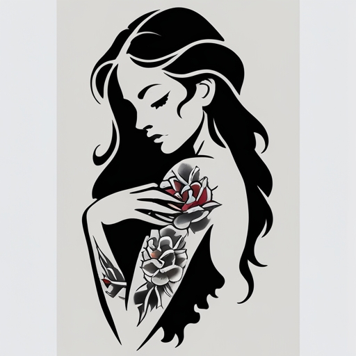 Crimson Night’s Embrace Tattoo idea