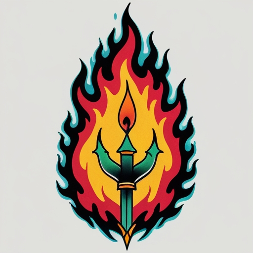 Frostborn Flame of Hope Tattoo idea