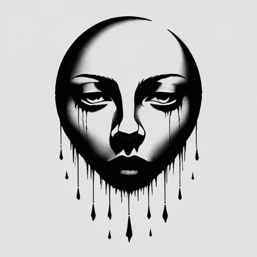 Tears of the Fallen Moon Tattoo idea