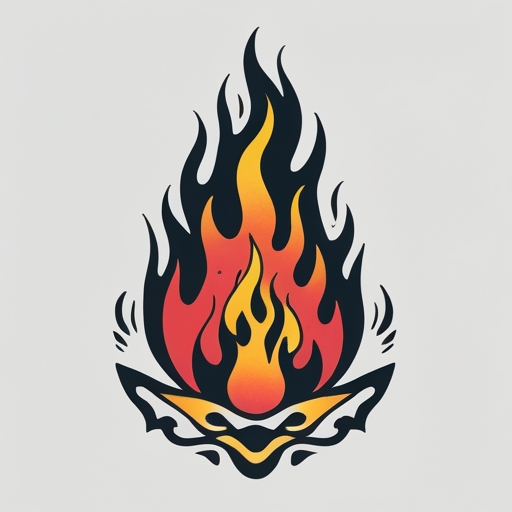 Soul’s Awakening Fire Tattoo idea