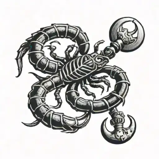 Scorpion With Libra Scales