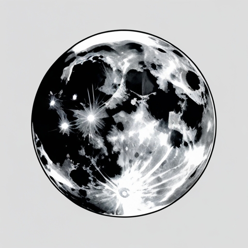 Silver Moon Tattoo idea