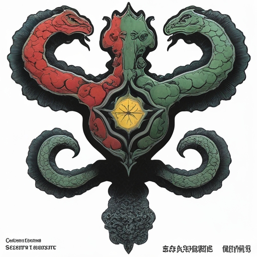 Sacred Serpent’s Flame of Time Tattoo idea