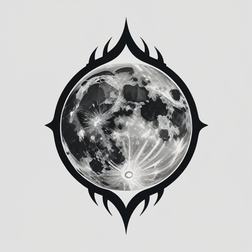 Silver Moonfire Tattoo idea