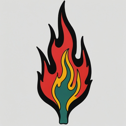 Crimson Storm’s Flame Tattoo idea