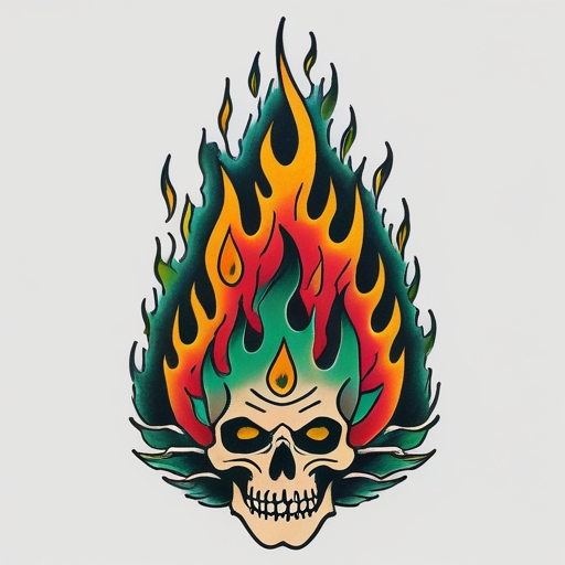 Tears of the Eternal Firestorm Tattoo idea