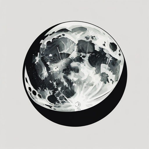 Moonlit Mirage Tattoo idea