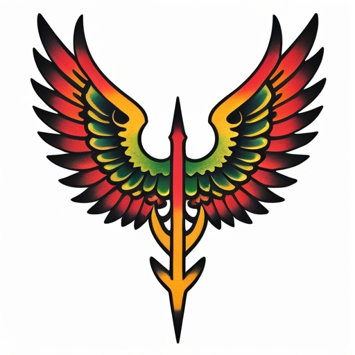 Wings of Fate Tattoo idea
