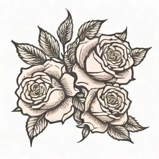 Rose With The Stem Saying Angle