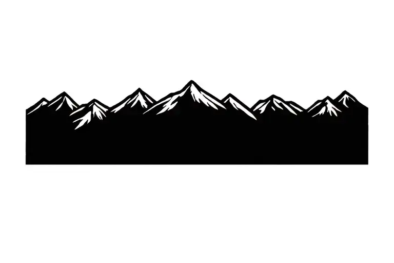 Mountains Landscape Flowers Inside Representing Children