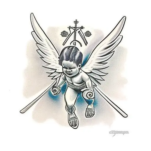 Christian Muscular Fight Angel