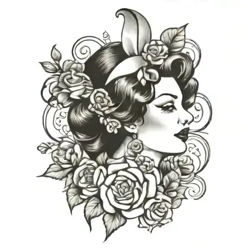 Lillian Rose With Nan Over Top