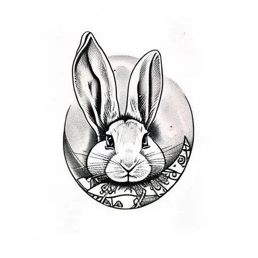 Rabbit Moon Tarot Card