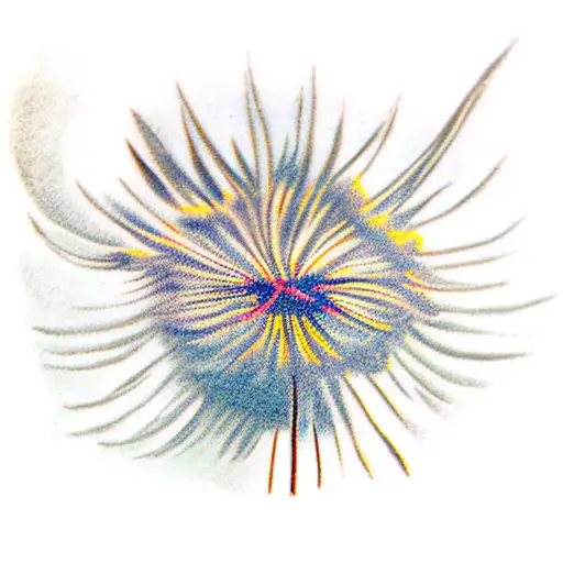 A Delicate Dandelion Seed Drifting Away In The Wind