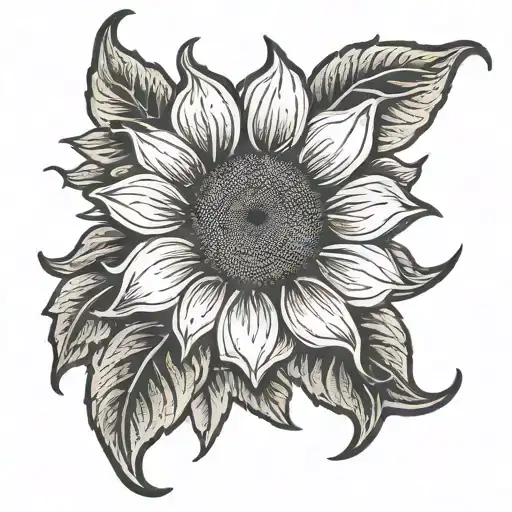 Alabama Logo Incorporated With A Sunflower Blooming