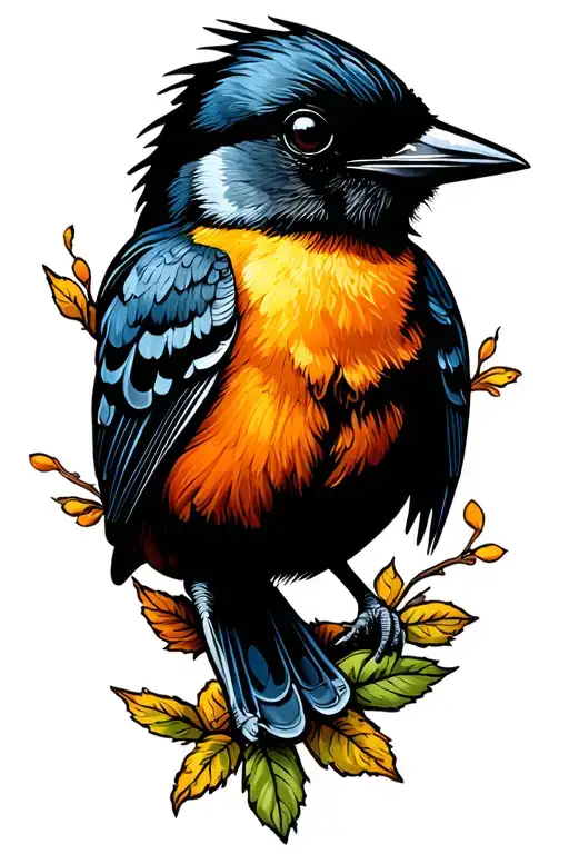 Baltimore Oriole Bird