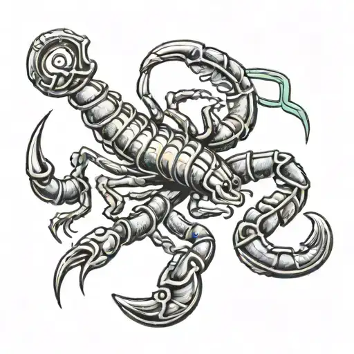 Scorpion With Libra Scale