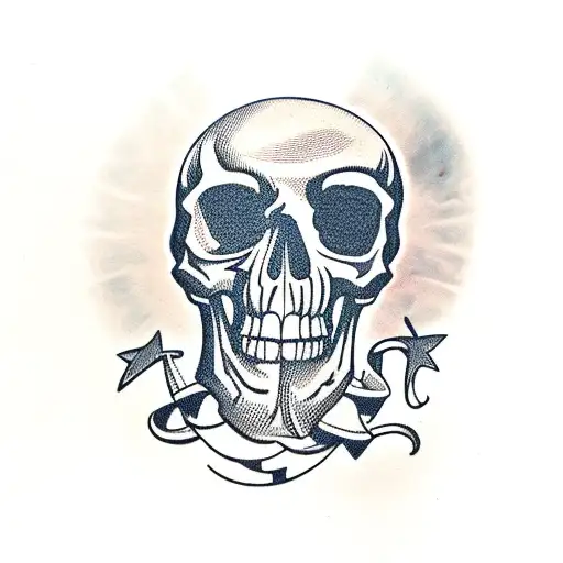 Bottle With A Skull Inside