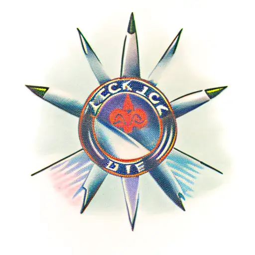 Black Stripe With Spikes