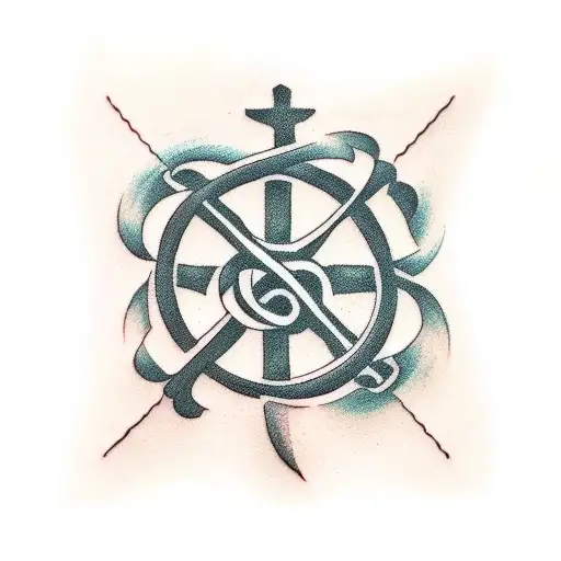 2 Faith Sentences Joined Together And Forms A Cross