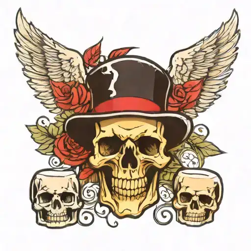 Alcohol And Skull