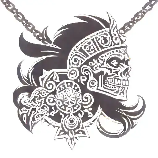 Aztec Death Necklace