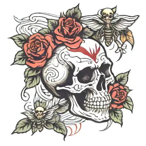 Memento Mori Skull Made