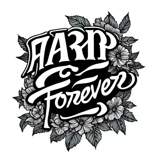 Aarp Forever Written In Script