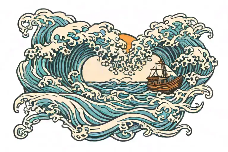 Ocean Waves Crashing Toward Me