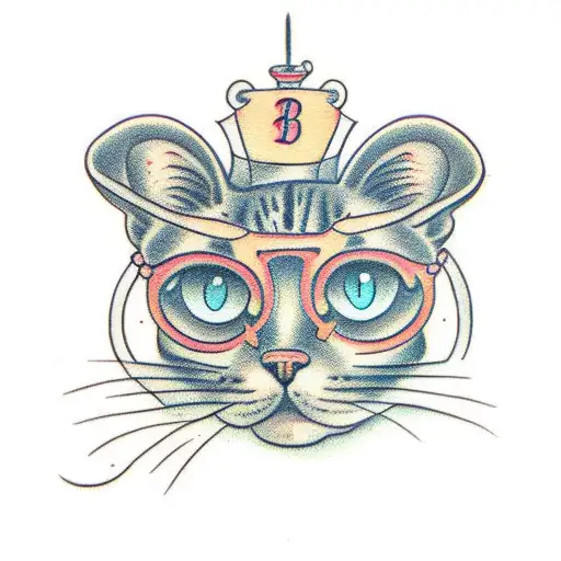 Beloved Girl And Cat