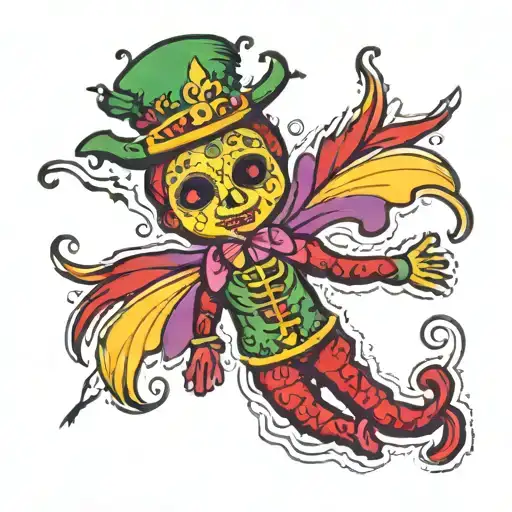 New Orleans Mardi Gras Voodoo Doll