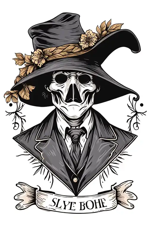 Traditional Style Plague Doctor Portrait