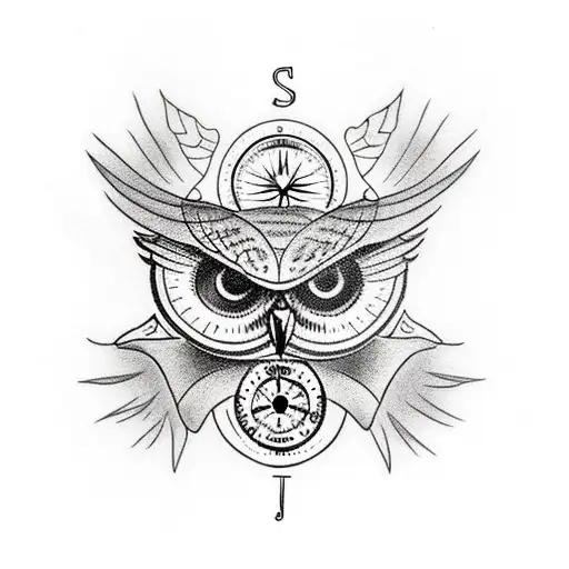 Owl Compass Dali