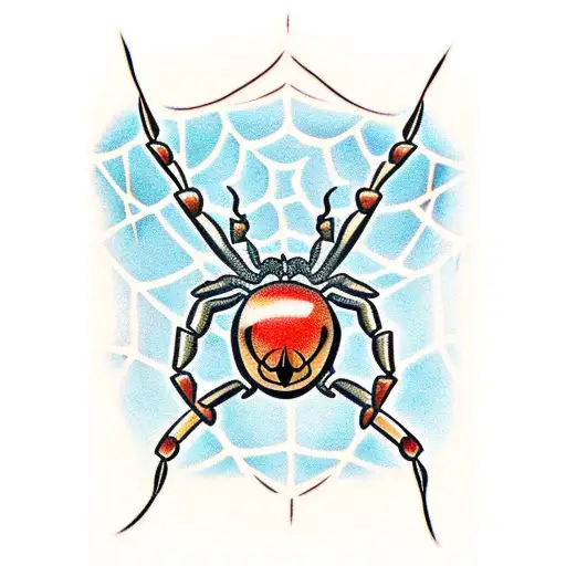 Neck Tattoo With Spider