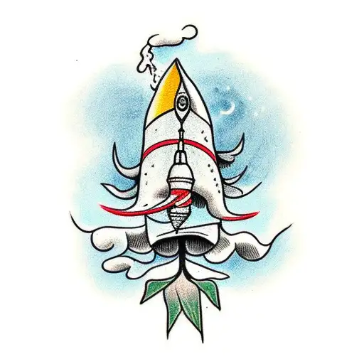 Tree With Rocket In It