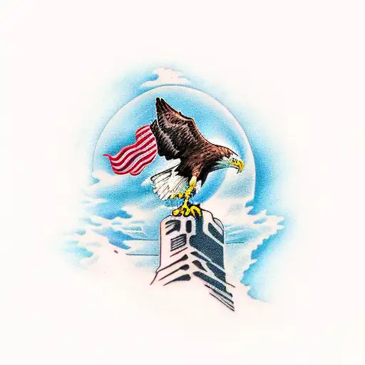 Song Lyrics With Bald Eagle And Mountains