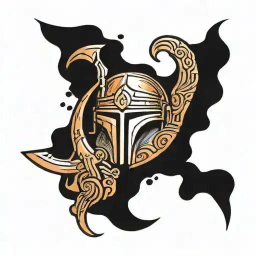 This Is The Way Mudhorn Mandalorian Symbol Incorporated
