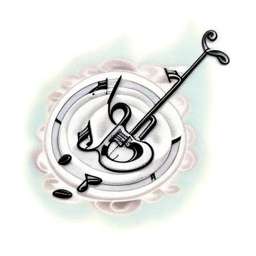 Music Note With Speaker Waves