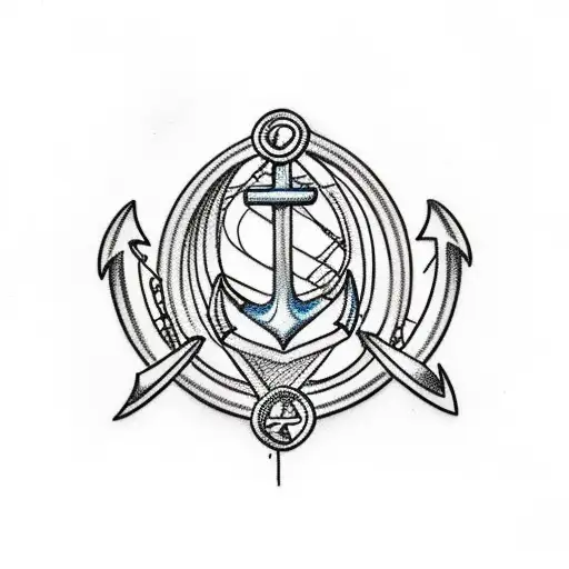 Anchor Sailor Style With Minion And Dna