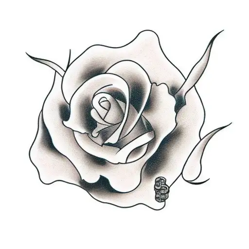 Black Sheep Chewing Roses