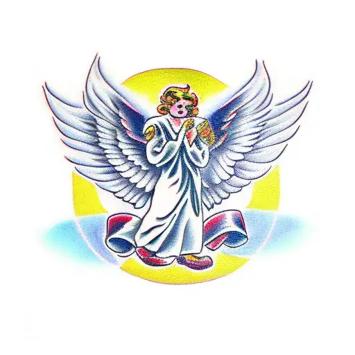 Angel Combined With A Devil