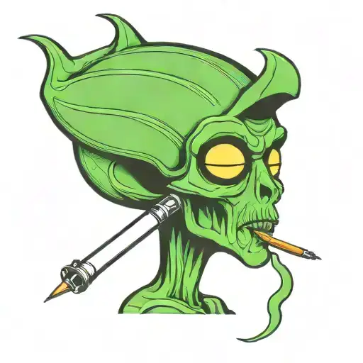 Alien Smoking Joint
