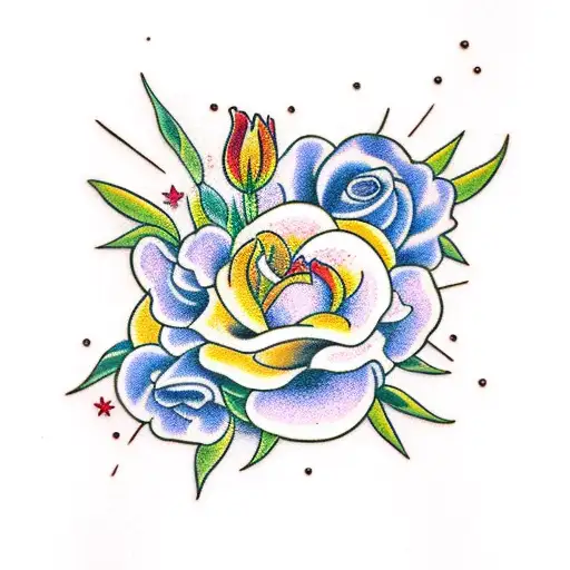 Birth Flowers With I Love You