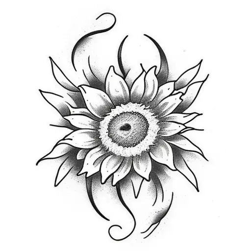 Sunflower And Scorpion