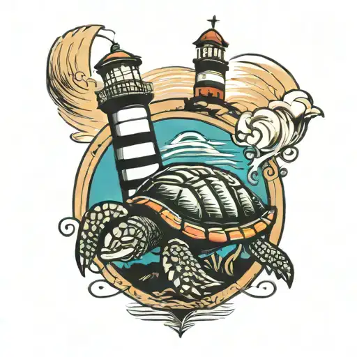 Turtle And Light House