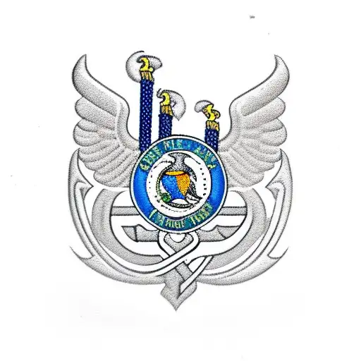 Marine Corps Emblem With Cardinal Instead Of Eagle
