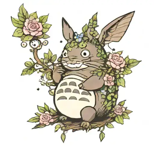 Totoro In The Fairy Forest