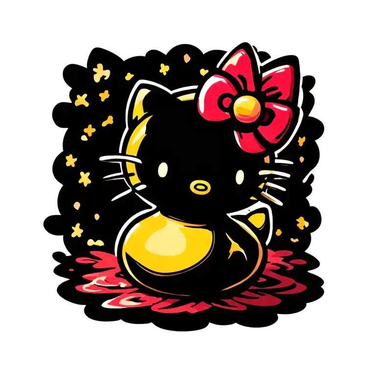 Rubber Duck Hello Kitty